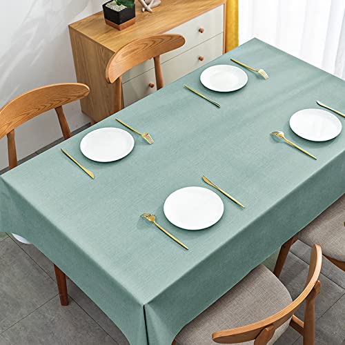 JIALIANG Table Cloth 120x160cm PVC Tischdecke Rechteckig für Küche Esstisch Kunststoff Wischtuchreinigung Tischdecke für Indoor Outdoor von JIALIANG