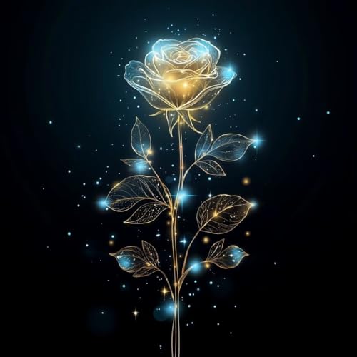 Diamond Painting Blume Diamant Painting Bilder Erwachsene Rose Crystal Art Set, DIY 5D Runder Vollbohrer Diamanten Malerei Stickerei Kreuzstich Kunst Handwerk, Deko Wohnzimmer Geschenke 70x70 cm F-2 Diamond Painting Blume Diamant Painting Bilder Erwachsene Rose Crystal Art Set, DIY 5D Runder Vollbohrer Diamanten Malerei Stickerei Kreuzstich Kunst Handwerk, Deko Wohnzimmer Geschenke 70x70 cm F-2 von JIANFREY