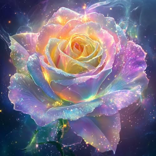 Diamond Painting Blume Diamant Painting Bilder Erwachsene Rose Crystal Art Set, DIY 5D Runder Vollbohrer Diamanten Malerei Stickerei Kreuzstich Kunst Handwerk, Deko Wohnzimmer Geschenke 70x70 cm U-6 Diamond Painting Blume Diamant Painting Bilder Erwachsene Rose Crystal Art Set, DIY 5D Runder Vollbohrer Diamanten Malerei Stickerei Kreuzstich Kunst Handwerk, Deko Wohnzimmer Geschenke 70x70 cm U-6 von JIANFREY