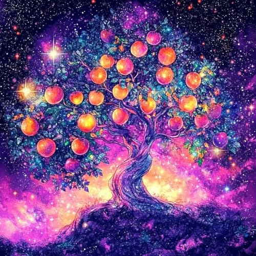 Diamond Painting Erwachsene Baum, Diamant Painting Bilder Landschaft, 5D Diamond Art Eckige Steine, DIY Strass Stickerei Kreuzstich Bastelset für Zimmer Wanddeko, Geschenke für Frauen 40x40 cm K-3 Diamond Painting Erwachsene Baum, Diamant Painting Bilder Landschaft, 5D Diamond Art Eckige Steine, DIY Strass Stickerei Kreuzstich Bastelset für Zimmer Wanddeko, Geschenke für Frauen 40x40 cm K-3 von JIANFREY