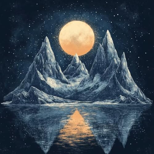 Diamond Painting Erwachsene Berg, Diamant Painting Bilder Landschaft, 5D Diamond Art Eckige Steine, DIY Strass Stickerei Kreuzstich Bastelset für Zimmer Wanddeko, Geschenke für Frauen 70x70 cm L-8 Diamond Painting Erwachsene Berg, Diamant Painting Bilder Landschaft, 5D Diamond Art Eckige Steine, DIY Strass Stickerei Kreuzstich Bastelset für Zimmer Wanddeko, Geschenke für Frauen 70x70 cm L-8 von JIANFREY