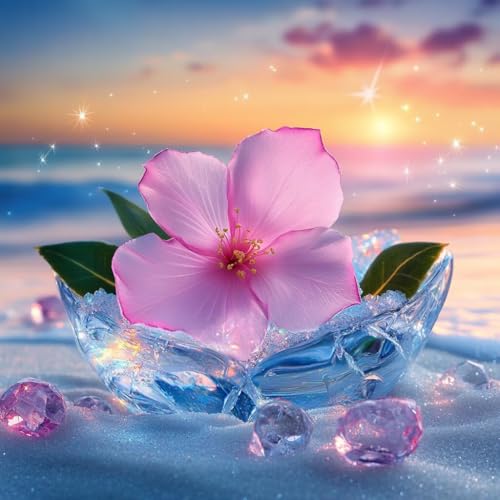 Diamond Painting Erwachsene Blume, Diamant Painting Bilder Landschaft, 5D Diamond Art Eckige Steine, DIY Strass Stickerei Kreuzstich Bastelset für Zimmer Wanddeko, Geschenke für Frauen 70x70 cm M-8 Diamond Painting Erwachsene Blume, Diamant Painting Bilder Landschaft, 5D Diamond Art Eckige Steine, DIY Strass Stickerei Kreuzstich Bastelset für Zimmer Wanddeko, Geschenke für Frauen 70x70 cm M-8 von JIANFREY