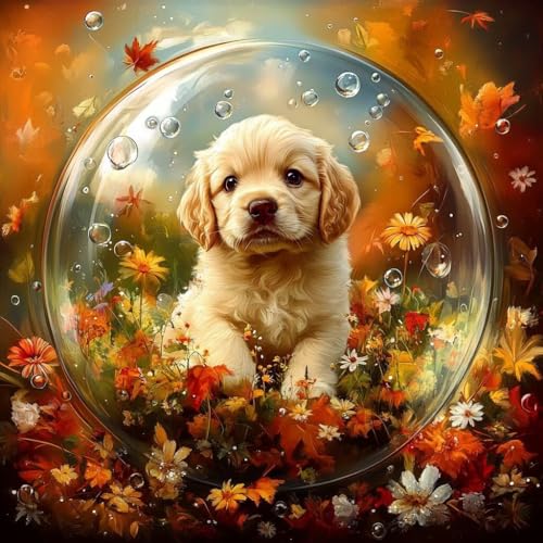 Diamond Painting Erwachsene Hund, Diamant Painting Bilder Tier, 5D Diamond Art Eckige Steine, DIY Strass Stickerei Kreuzstich Kunst Bastelset für Zimmer Wanddeko, Geschenke für Frauen 30x30 cm N-3 Diamond Painting Erwachsene Hund, Diamant Painting Bilder Tier, 5D Diamond Art Eckige Steine, DIY Strass Stickerei Kreuzstich Kunst Bastelset für Zimmer Wanddeko, Geschenke für Frauen 30x30 cm N-3 von JIANFREY
