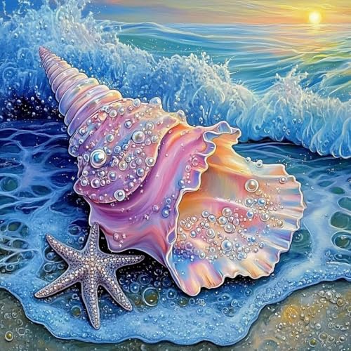 Diamond Painting Erwachsene Meer, Diamant Painting Bilder Hülse, 5D Diamond Art Eckige Steine, DIY Strass Stickerei Kreuzstich Kunst Bastelset für Zimmer Wanddeko, Geschenke für Frauen 50x50 cm E-1 Diamond Painting Erwachsene Meer, Diamant Painting Bilder Hülse, 5D Diamond Art Eckige Steine, DIY Strass Stickerei Kreuzstich Kunst Bastelset für Zimmer Wanddeko, Geschenke für Frauen 50x50 cm E-1 von JIANFREY