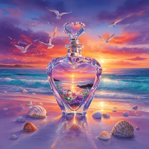 Diamond Painting Erwachsene Sonnenuntergang, Diamant Painting Bilder Landschaft, 5D Diamond Art Eckige Steine, DIY Strass Stickerei Kreuzstich für Zimmer Wanddeko, Geschenke für Frauen 70x70 cm V-9 Diamond Painting Erwachsene Sonnenuntergang, Diamant Painting Bilder Landschaft, 5D Diamond Art Eckige Steine, DIY Strass Stickerei Kreuzstich für Zimmer Wanddeko, Geschenke für Frauen 70x70 cm V-9 von JIANFREY