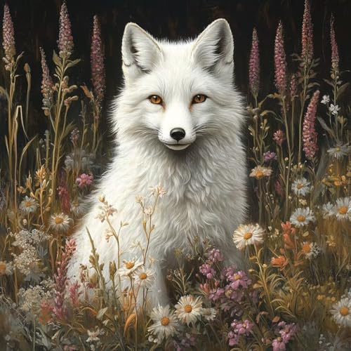 Diamond Painting Erwachsene Tier, Diamant Painting Bilder Füchse, 5D Diamond Art Eckige Steine, DIY Strass Stickerei Kreuzstich Kunst Bastelset für Zimmer Wanddeko, Geschenke für Frauen 45x45 cm Q-7 Diamond Painting Erwachsene Tier, Diamant Painting Bilder Füchse, 5D Diamond Art Eckige Steine, DIY Strass Stickerei Kreuzstich Kunst Bastelset für Zimmer Wanddeko, Geschenke für Frauen 45x45 cm Q-7 von JIANFREY