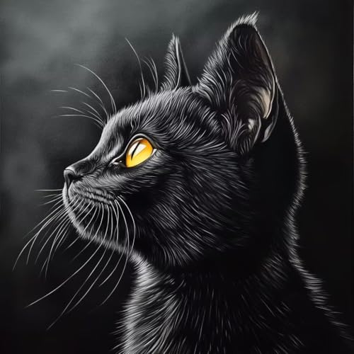 Diamond Painting Erwachsene Tier, Diamant Painting Bilder Katze, 5D Diamond Art Eckige Steine, DIY Strass Stickerei Kreuzstich Kunst Bastelset für Zimmer Wanddeko, Geschenke für Frauen 40x40 cm Z-3 Diamond Painting Erwachsene Tier, Diamant Painting Bilder Katze, 5D Diamond Art Eckige Steine, DIY Strass Stickerei Kreuzstich Kunst Bastelset für Zimmer Wanddeko, Geschenke für Frauen 40x40 cm Z-3 von JIANFREY