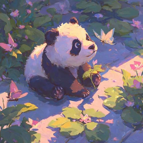 Diamond Painting Erwachsene Tier, Diamant Painting Bilder Panda, 5D Diamond Art Eckige Steine, DIY Strass Stickerei Kreuzstich Kunst Bastelset für Zimmer Wanddeko, Geschenke für Frauen 30x30 cm F-6 Diamond Painting Erwachsene Tier, Diamant Painting Bilder Panda, 5D Diamond Art Eckige Steine, DIY Strass Stickerei Kreuzstich Kunst Bastelset für Zimmer Wanddeko, Geschenke für Frauen 30x30 cm F-6 von JIANFREY