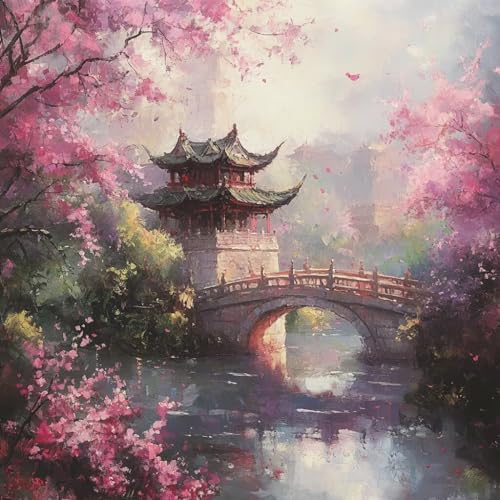 Diamond Painting Japan Diamant Painting Bilder Erwachsene Landschaft Crystal Art Set, DIY 5D Runder Vollbohrer Diamanten Malerei Stickerei Kreuzstich Kunst für Deko Wohnzimmer Geschenke 70x70 cm P-1 Diamond Painting Japan Diamant Painting Bilder Erwachsene Landschaft Crystal Art Set, DIY 5D Runder Vollbohrer Diamanten Malerei Stickerei Kreuzstich Kunst für Deko Wohnzimmer Geschenke 70x70 cm P-1 von JIANFREY