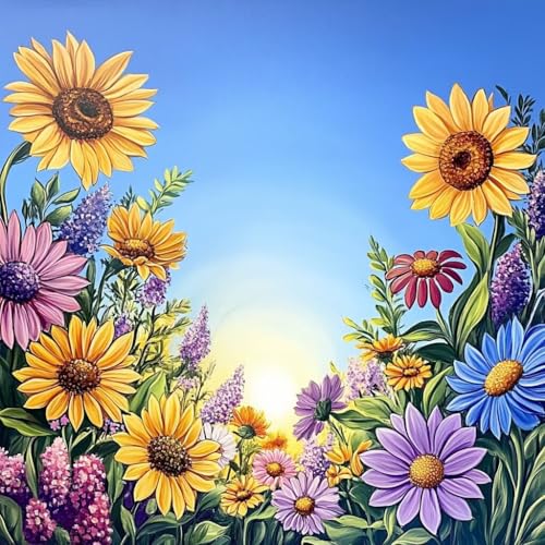 Diamond Painting Landschaft Diamant Painting Bilder Erwachsene Blume Crystal Art Set, DIY 5D Runder Vollbohrer Diamanten Malerei Stickerei Kreuzstich Kunst für Deko Wohnzimmer Geschenke 90x90 cm F-9 Diamond Painting Landschaft Diamant Painting Bilder Erwachsene Blume Crystal Art Set, DIY 5D Runder Vollbohrer Diamanten Malerei Stickerei Kreuzstich Kunst für Deko Wohnzimmer Geschenke 90x90 cm F-9 von JIANFREY