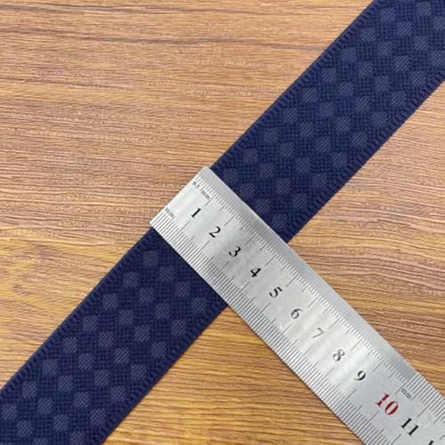 JIANNA 40 mm, 3 Yards, farbiges Gummiband, Jacquard-Gummiband, hochelastisch, für Taschen, Schuhe, Kleidungsstücke, Nähzubehör JIANNA 40 mm, 3 Yards, farbiges Gummiband, Jacquard-Gummiband, hochelastisch, für Taschen, Schuhe, Kleidungsstücke, Nähzubehör von JIANNA