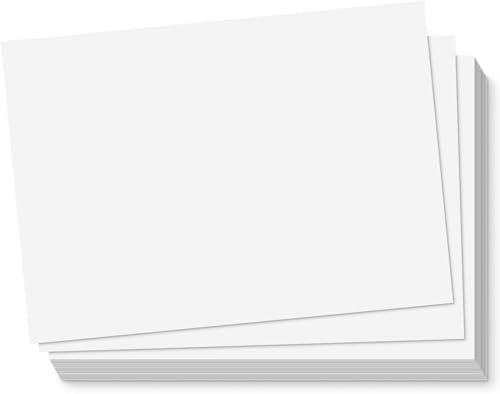 JIANTA Postkarten Blanko Karten A6 Karteikarten Weiß 100 Blatt 300g Dickes Papier für Postkarten Grußkarten Einladungskarten zum Bedrucken - 148x105 mm JIANTA Postkarten Blanko Karten A6 Karteikarten Weiß 100 Blatt 300g Dickes Papier für Postkarten Grußkarten Einladungskarten zum Bedrucken - 148x105 mm von JIANTA