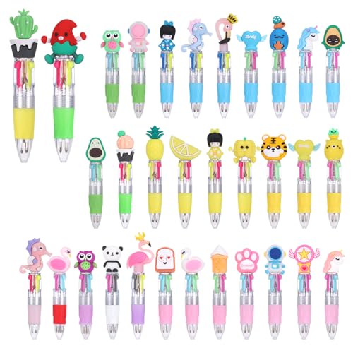 JIANTA 32 Stück Mitgebsel Kindergeburtstag, 4 Farben Kugelschreiber, Mini Kugelschreiber Kinder Geschenk, Mehrfarbiger Kugelschreiber für Give Aways Kindergeburtstag, Schulbedarf für Kinder Schule JIANTA 32 Stück Mitgebsel Kindergeburtstag, 4 Farben Kugelschreiber, Mini Kugelschreiber Kinder Geschenk, Mehrfarbiger Kugelschreiber für Give Aways Kindergeburtstag, Schulbedarf für Kinder Schule von JIANTA