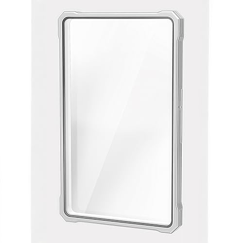 JIAONASHIJIA Metall UV-Schutz-Hülle Platte für 130pt BGS-Graded Cards Schutzhülle – Robustes Aluminiumoxid-Glas, Mehrpunkt-Magnetverschluss, stapelbarer Metallrahmen. Silber von JIAONASHIJIA