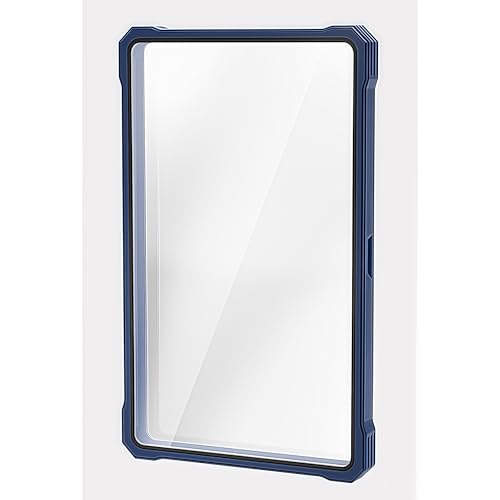 JIAONASHIJIA Metall UV-Schutz-Hülle Platte für 130pt PSA/CGC-Graded Cards Schutzhülle – Robustes Aluminiumoxid-Glas, Mehrpunkt-Magnetverschluss, stapelbarer Metallrahmen. Blau von JIAONASHIJIA