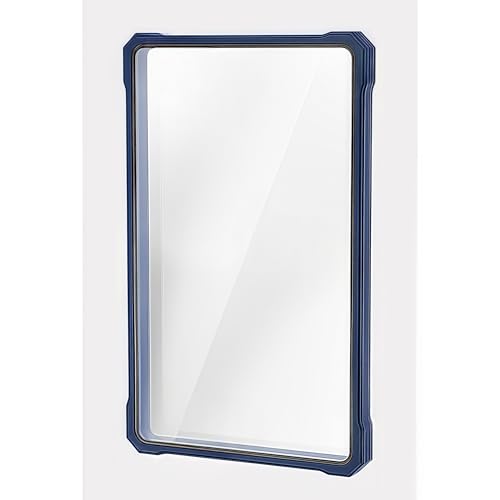 JIAONASHIJIA Metall UV-Schutz-Hülle Platte für 130pt PSA/CGC-Graded Cards Schutzhülle – Robustes Aluminiumoxid-Glas, Mehrpunkt-Magnetverschluss, stapelbarer Metallrahmen. Blau von JIAONASHIJIA