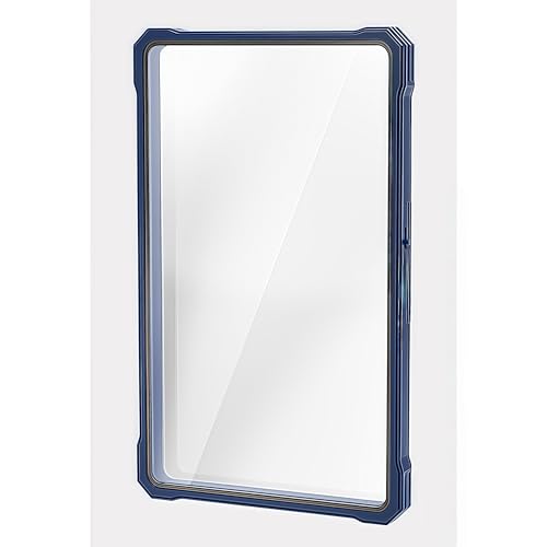 JIAONASHIJIA Metall UV-Schutz-Hülle Platte für 35pt BGS-Graded Cards Schutzhülle – Robustes Aluminiumoxid-Glas, Mehrpunkt-Magnetverschluss, stapelbarer Metallrahmen. Blau von JIAONASHIJIA