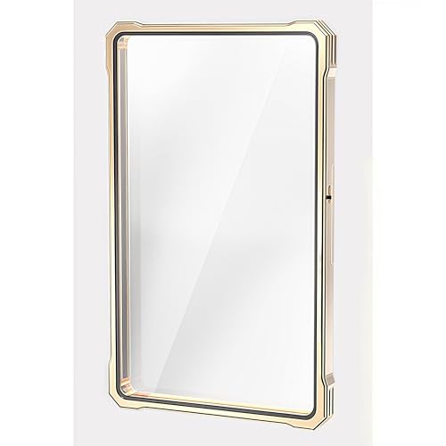 JIAONASHIJIA Metall UV-Schutz-Hülle Platte für 35pt PSA/CGC-Graded Cards Schutzhülle – Robustes Aluminiumoxid-Glas, Mehrpunkt-Magnetverschluss, stapelbarer Metallrahmen. Gold von JIAONASHIJIA