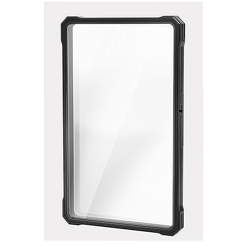 JIAONASHIJIA Metall UV-Schutz-Hülle Platte für 35pt PSA/CGC-Graded Cards Schutzhülle – Robustes Aluminiumoxid-Glas, Mehrpunkt-Magnetverschluss, stapelbarer Metallrahmen. Schwarz von JIAONASHIJIA