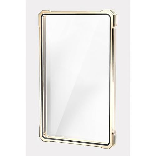 JIAONASHIJIA Metall UV-Schutz-Hülle Platte für 55pt BGS-Graded Cards Schutzhülle – Robustes Aluminiumoxid-Glas, Mehrpunkt-Magnetverschluss, stapelbarer Metallrahmen. Gold von JIAONASHIJIA