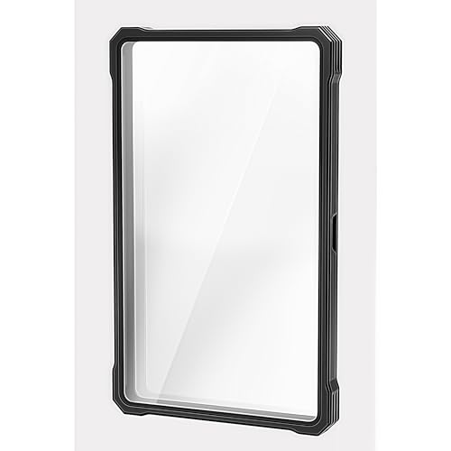JIAONASHIJIA Metall UV-Schutz-Hülle Platte für 55pt BGS-Graded Cards Schutzhülle – Robustes Aluminiumoxid-Glas, Mehrpunkt-Magnetverschluss, stapelbarer Metallrahmen. Schwarz von JIAONASHIJIA