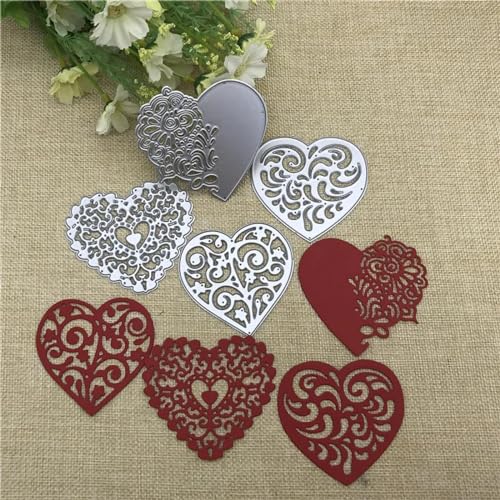 Stanzformen für Kartenfertigung, Stanzen, 8,4 x 13,3 cm Spitze Liebe Metall Schneiden Formen für Scrapbooking dekorative Prägung Handwerk Vorlage Stanzformen für Kartenfertigung, Stanzen, 8,4 x 13,3 cm Spitze Liebe Metall Schneiden Formen für Scrapbooking dekorative Prägung Handwerk Vorlage von JIAPAILAIYUN