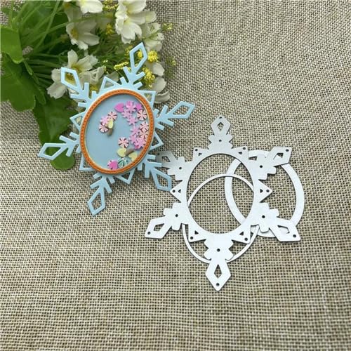 Stanzformen für Kartenherstellung, Stanzformen, 11,5 x 12,1 cm, Weihnachts-Schneeflocken-Shaker, Blumen-Stanzschablonen für Scrapbooking, dekorative Prägung, Handarbeitsvorlage Stanzformen für Kartenherstellung, Stanzformen, 11,5 x 12,1 cm, Weihnachts-Schneeflocken-Shaker, Blumen-Stanzschablonen für Scrapbooking, dekorative Prägung, Handarbeitsvorlage von JIAPAILAIYUN