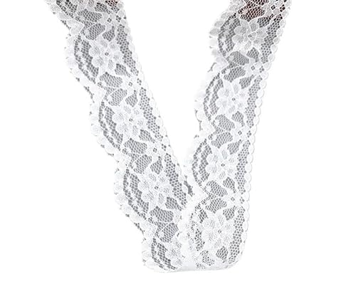 Spitzenband 10 Yards 38 Arten Farbe Weiß Spitzenband Gewebtes Band Spitze Hochzeitsstoff DIY Kleidung/Geschenkverpackung(29-Width 3.6CM) von JIASHUNHE