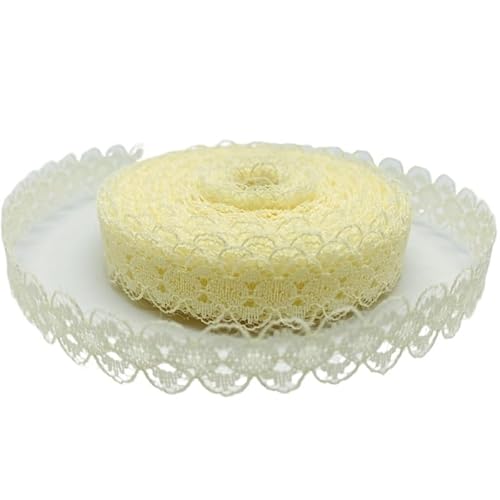 Spitzenband 10yards/Lot 15mm Spitze Band Bilateralen Kunsthandwerk Gestickte Net Stoff Trim for Nähen Rock zubehör(08) von JIASHUNHE