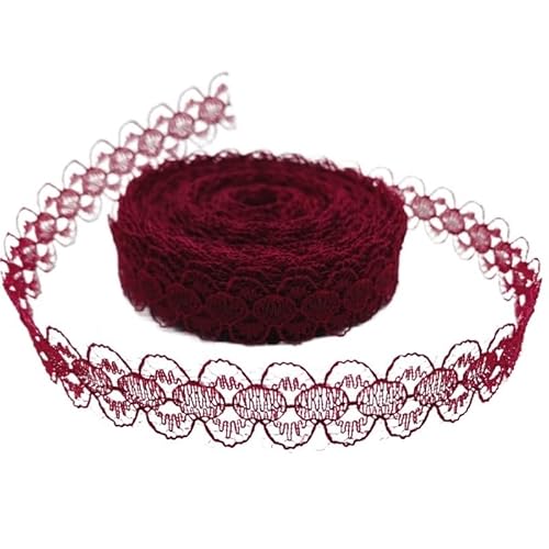 Spitzenband 10yards/Lot 15mm Spitze Band Bilateralen Kunsthandwerk Gestickte Net Stoff Trim for Nähen Rock zubehör(17) von JIASHUNHE