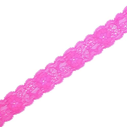 Spitzenband 5 Yards/Lot Elastische Spitze Band Embroidred Baumwolle Elastizität Garnituren Kleidung Unterwäsche Nähen Tüll for Handwerk(4) von JIASHUNHE