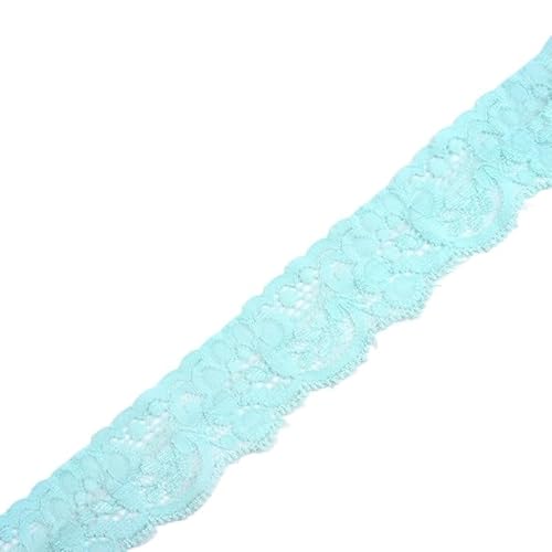Spitzenband 5 Yards/Lot Elastische Spitze Band Embroidred Baumwolle Elastizität Garnituren Kleidung Unterwäsche Nähen Tüll for Handwerk(8) von JIASHUNHE