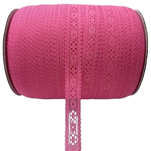Spitzenband 5 Yards 20 mm Spitzenband, Kunsthandwerk, besticktes Spitzenbesatzband, handgefertigte Spitzendekorationen, DIY-Nähstoff, Spitzenstoff(Rose) von JIASHUNHE