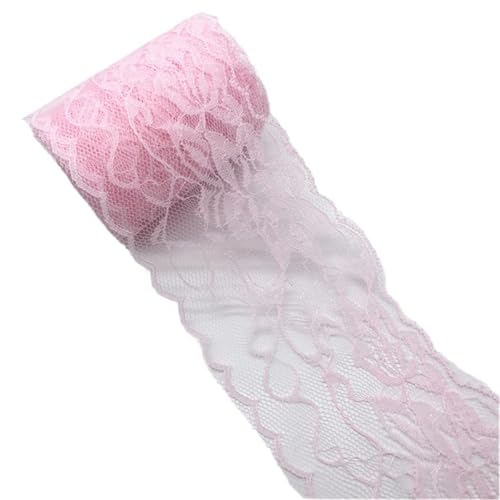Spitzenband 5yards/Lot 80mm Spitze Band Kunsthandwerk Gestickte Net Stoff Trim for Nähen rock Zubehör(04) von JIASHUNHE