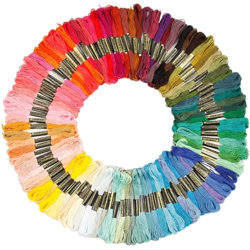 Stickgarn 100 Stück Mix Farben Stickgarn Baumwolle Nähen Stränge Handwerk Kreuzstich Floss Kit Line DIY Tools Machen Armbänder Stickgarn 100 Stück Mix Farben Stickgarn Baumwolle Nähen Stränge Handwerk Kreuzstich Floss Kit Line DIY Tools Machen Armbänder von JIASHUNHE