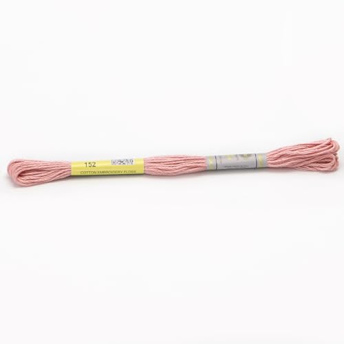 Stickgarn 12 Stränge, 8 Meter, Sticktwist aus merzerisierter Baumwolle, Kreuzstichgarn, 22 Farben erhältlich(152) von JIASHUNHE