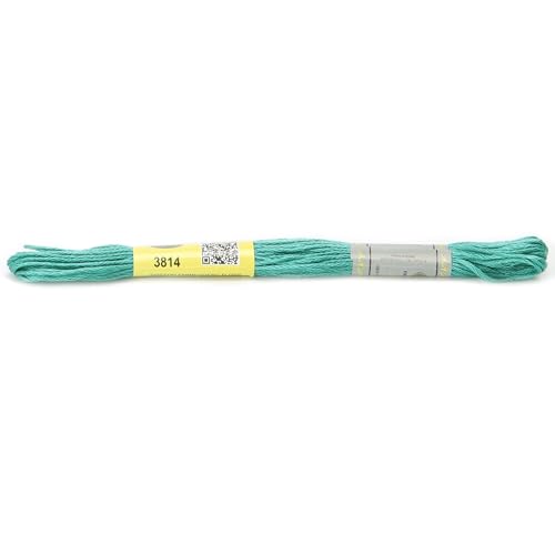 Stickgarn 12 Stränge 8 Meter Sticktwist aus merzerisierter Baumwolle, Kreuzstichgarn, 26 Farben erhältlich(3814) von JIASHUNHE