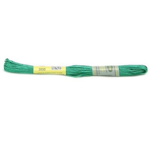 Stickgarn 12 Stränge 8 Meter Sticktwist aus merzerisierter Baumwolle, Kreuzstichgarn, 26 Farben erhältlich(3850) von JIASHUNHE