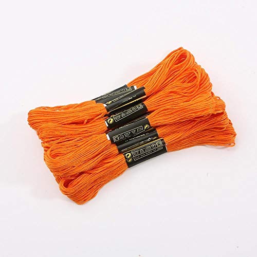 Stickgarn 5 Teile/los Ähnliche Kreuzstich Baumwolle Stickgarn Floss Nähen Stränge Handwerk(28) von JIASHUNHE