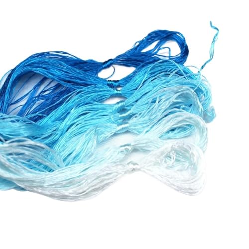 Stickgarn 8 Stück Faden-Seiden-Stickerei Spiraea Silk Line handbestickte Fäden(18) von JIASHUNHE