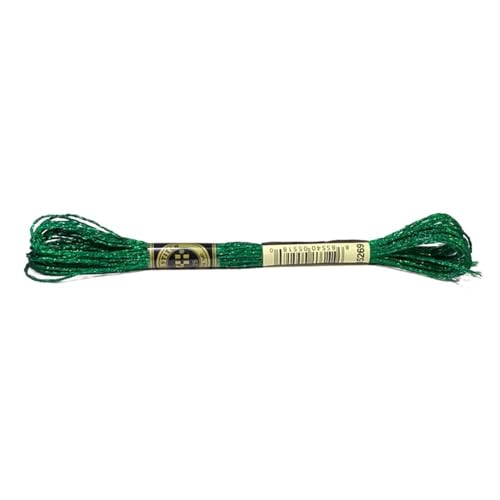 Stickgarn Kreuzstich-Garn, Metallic-Stickgarn, Zahnseide, Nähen, Stränge, Basteln, verschiedene Farbverläufe, 8 Meter, 12(KR1060DG) von JIASHUNHE