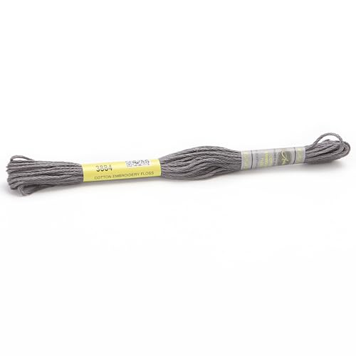 Stickgarn Packung mit 12 Strängen aus merzerisierter Baumwollseide, 8,7 Yards, Kreuzstich-Stickgarn, 16 Farben erhältlich(3884) von JIASHUNHE