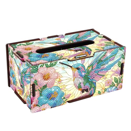 JICFDAO DIY Diamond Painting Taschentücherbox 22.5x12.7x10.5cm Rechteckiger Papiertaschentucher Box Tissue Box mit Entnehmbarem Deckel Tücherbox mit Kristallen Personalisiert Diamant Home Decor Vogel JICFDAO DIY Diamond Painting Taschentücherbox 22.5x12.7x10.5cm Rechteckiger Papiertaschentucher Box Tissue Box mit Entnehmbarem Deckel Tücherbox mit Kristallen Personalisiert Diamant Home Decor Vogel von JICFDAO