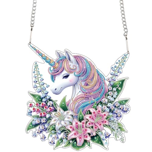 JICFDAO Diamond Painting Anhänger Tiere 249x256mm Diamant Malerei Anhänger Pendant Set Diamond Painting Hängen Ornamente mit Kette Haustür Wand Fenster Dekor für Wand Eingang DIY Geschenk Einhorn JICFDAO Diamond Painting Anhänger Tiere 249x256mm Diamant Malerei Anhänger Pendant Set Diamond Painting Hängen Ornamente mit Kette Haustür Wand Fenster Dekor für Wand Eingang DIY Geschenk Einhorn von JICFDAO