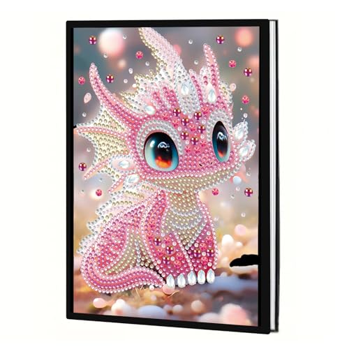 JICFDAO Diamond Painting Notebook Drachen 145x210mm Tagebuch Diamond Painting Notizbuch Crystal Art Notizbuch A5 Blanko Skizzenbuch Journal Diary Blöcke Hefte Malen nach Zahlen Geschenke für Familie JICFDAO Diamond Painting Notebook Drachen 145x210mm Tagebuch Diamond Painting Notizbuch Crystal Art Notizbuch A5 Blanko Skizzenbuch Journal Diary Blöcke Hefte Malen nach Zahlen Geschenke für Familie von JICFDAO