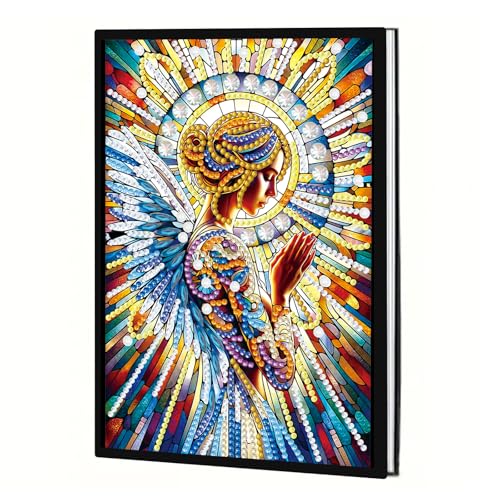 JICFDAO Diamond Painting Notebook Fee 145x210mm Diamant Malerei Notizbuch Engel Crystal Art Notizbuch A5 Blanko Journal Diary Blöcke Hefte Elfe Special Spezialsteine Tagebuch Geschenke Kunsthandwerk JICFDAO Diamond Painting Notebook Fee 145x210mm Diamant Malerei Notizbuch Engel Crystal Art Notizbuch A5 Blanko Journal Diary Blöcke Hefte Elfe Special Spezialsteine Tagebuch Geschenke Kunsthandwerk von JICFDAO