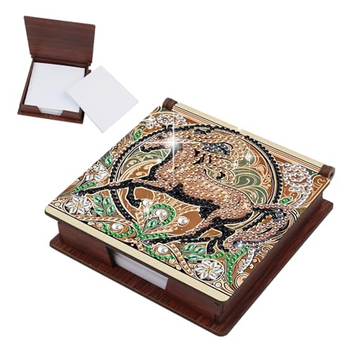 JICFDAO Diamond Painting Notizzettel Box Pferde 11x11cm Diamant Malerei Zettelbox mit 160 Blättern Haftnotizen Spender Tiere Haftnotiz Organizer für Büro Arbeitsplatz und Zuhause Geschenk für Freunde JICFDAO Diamond Painting Notizzettel Box Pferde 11x11cm Diamant Malerei Zettelbox mit 160 Blättern Haftnotizen Spender Tiere Haftnotiz Organizer für Büro Arbeitsplatz und Zuhause Geschenk für Freunde von JICFDAO