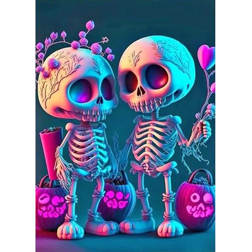 JICFDAO Diamond Painting Totenkopf 30x40cm Diamond Painting Skull Diamant Malerei Bilder Erwachsene Anfänge Malen nach Zahlen Skeleton Süß Schädel geeignet für Halloween Wanddekoration zu Hause JICFDAO Diamond Painting Totenkopf 30x40cm Diamond Painting Skull Diamant Malerei Bilder Erwachsene Anfänge Malen nach Zahlen Skeleton Süß Schädel geeignet für Halloween Wanddekoration zu Hause von JICFDAO