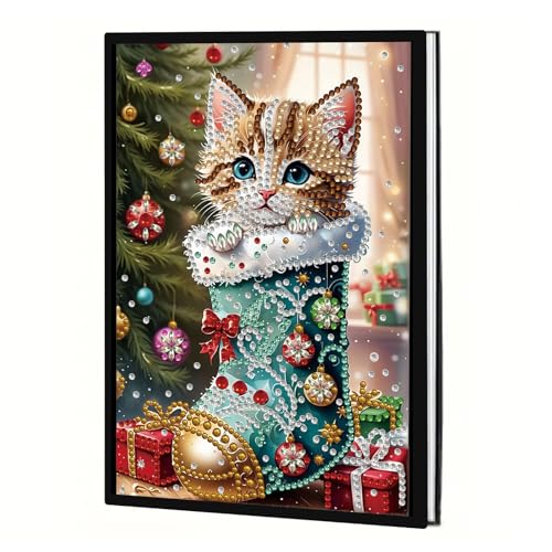 JICFDAO Groß und Klar Diamond Painting Notebook 145x210mm Diamond Painting Notizbuch A5 Blanko Crystal Art Notizbuch Katze Tagebuch Set Journal Diary Blöcke Hefte Urlaubsgeschenke für Familie JICFDAO Groß und Klar Diamond Painting Notebook 145x210mm Diamond Painting Notizbuch A5 Blanko Crystal Art Notizbuch Katze Tagebuch Set Journal Diary Blöcke Hefte Urlaubsgeschenke für Familie von JICFDAO