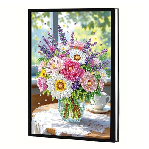 JICFDAO Skizzenbuch Blume 145x210mm Diamond Painting Notebook Pflanzen Crystal Art Notizbuch A5 Blanko Tagebuch Diamant Journal Buch Journal Diary Skizzenbuch Kunsthandwerk Geschenk für Schülerbüro JICFDAO Skizzenbuch Blume 145x210mm Diamond Painting Notebook Pflanzen Crystal Art Notizbuch A5 Blanko Tagebuch Diamant Journal Buch Journal Diary Skizzenbuch Kunsthandwerk Geschenk für Schülerbüro von JICFDAO